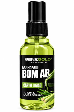 Aromatizador Veicular Benzgold Aroma Bom Ar Capim-Limão 60ml