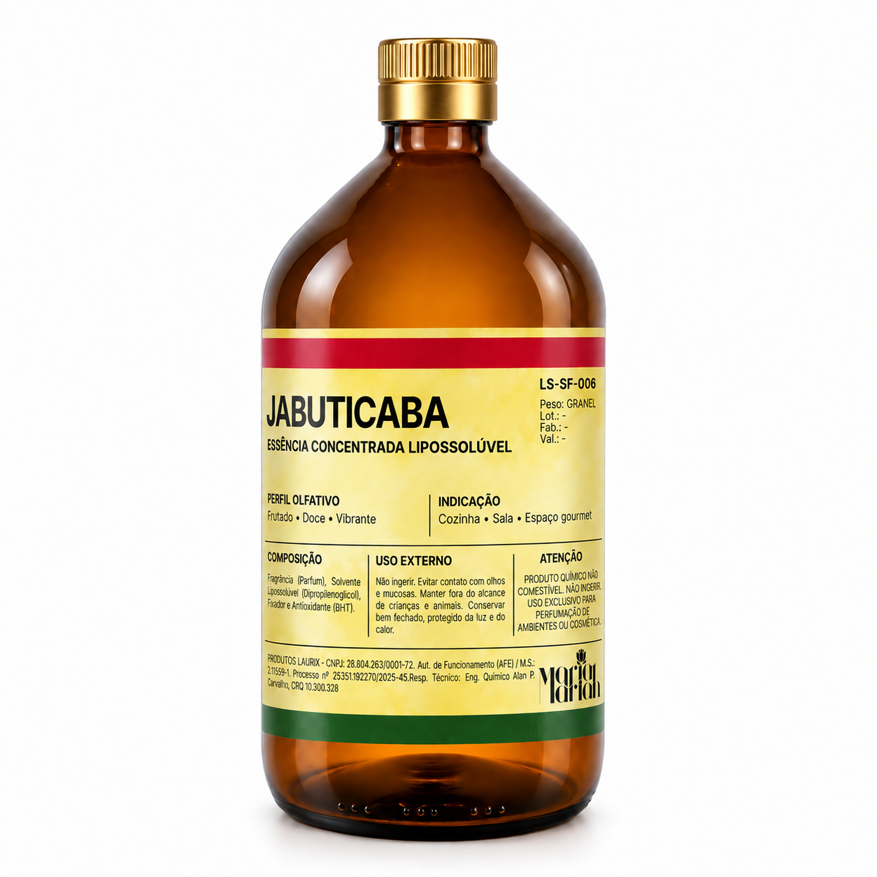 Essência Concentrada Lipossolúvel Jabuticaba - Maria Mariah