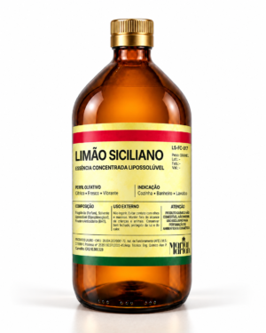 Essência Concentrada Lipossolúvel Limão Siciliano - Maria Mariah