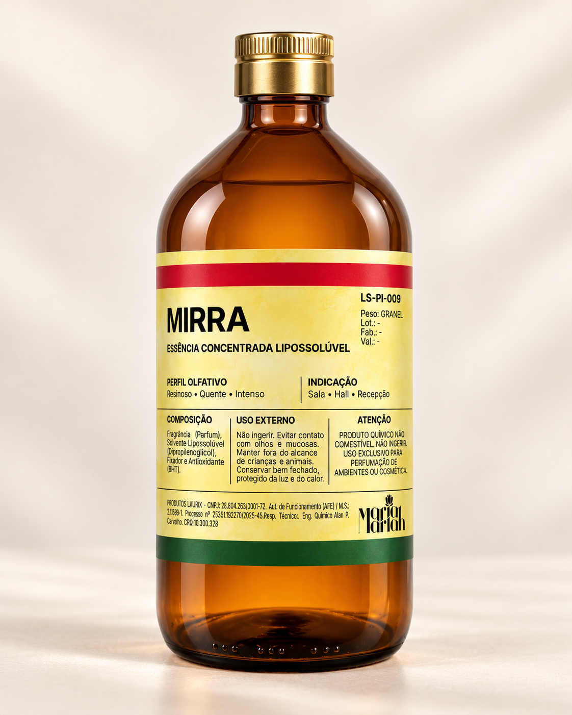 Essência Concentrada Lipossolúvel Mirra - Maria Mariah
