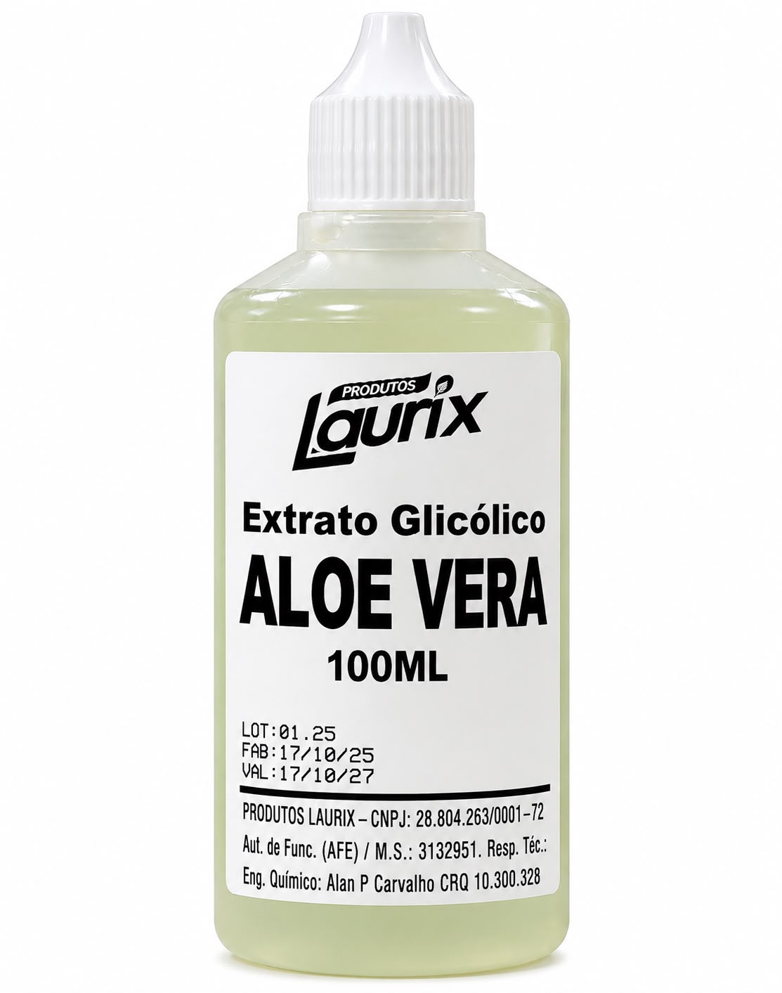 Extrato Glicólico de Aloe Vera (Babosa) 100ml