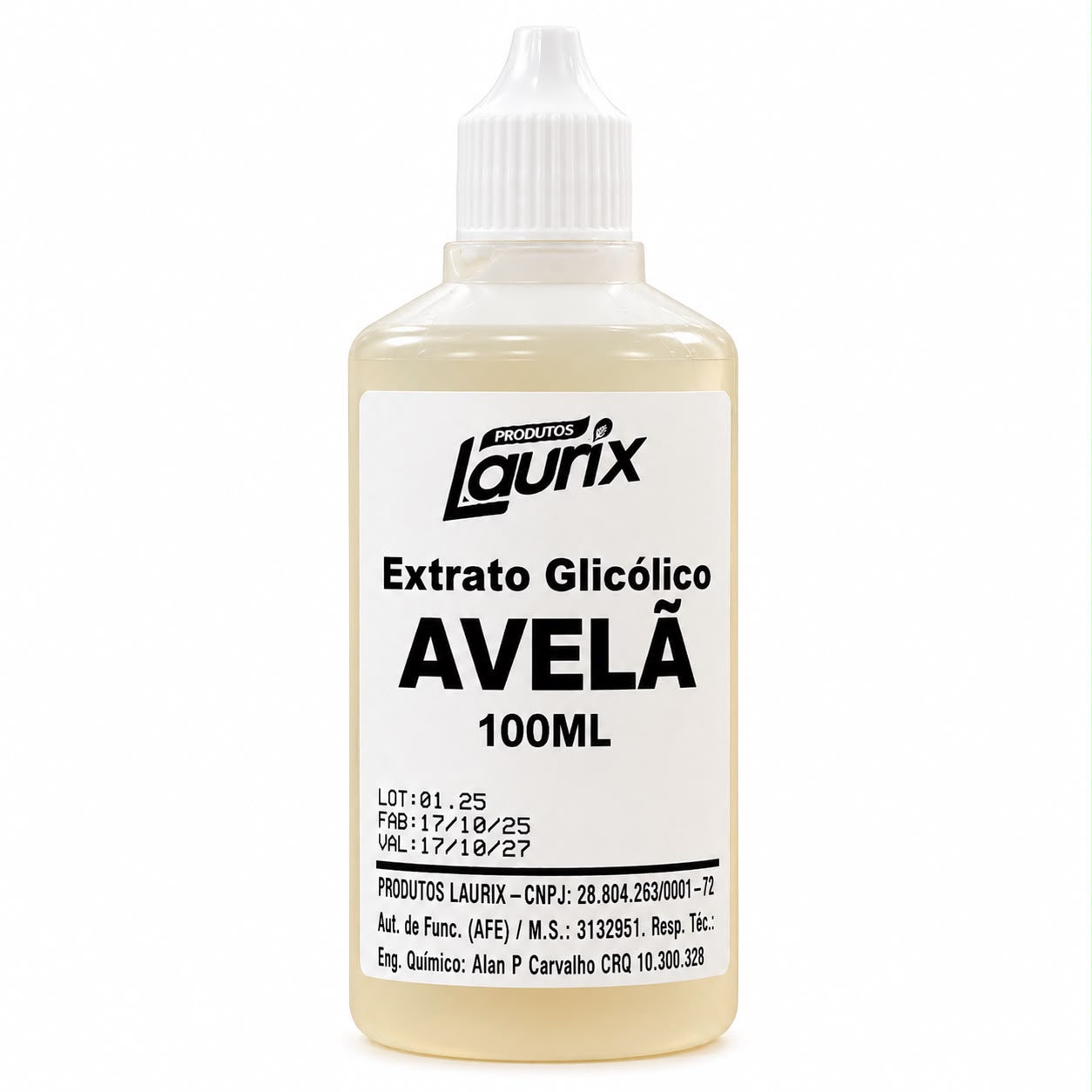Extrato Glicólico de Avelã 100ml